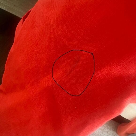 J. Crew Red  Linen Women’s Blazer 2 - Picture 10 of 10